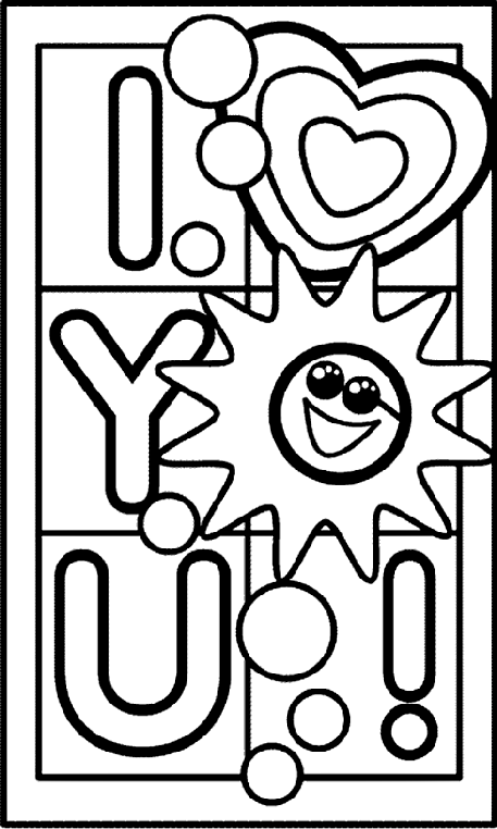 I Love You Coloring Page | crayola.com